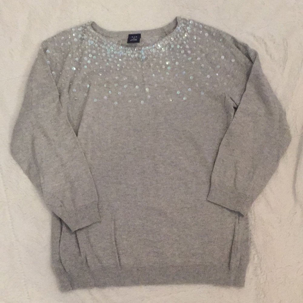 GAP sweater with sequins